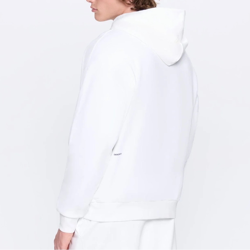 🥛Pangaia 365 Mid-weight Off-White Unisex Hoodie Sweatshirt, Size Medium - Picture 7 of 16